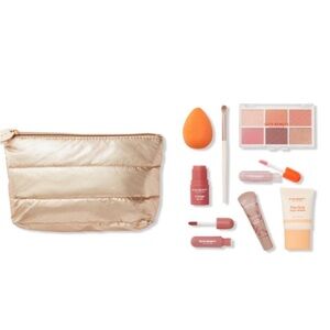 Ulta Beauty Collection 9 Piece Make Up Gift‎ Set with Gold Pouch- New Sealed